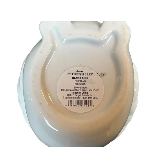 Threshold Easter Spring Chick Candy Dish White Porcelain NWT - Picture 6 of 6